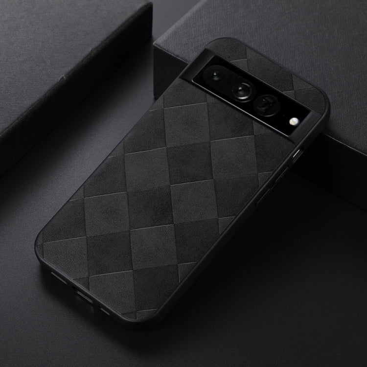 Custodia per telefono in PU scozzese intrecciata, For Google Pixel 7 Pro 5G, For Google Pixel 7 5G