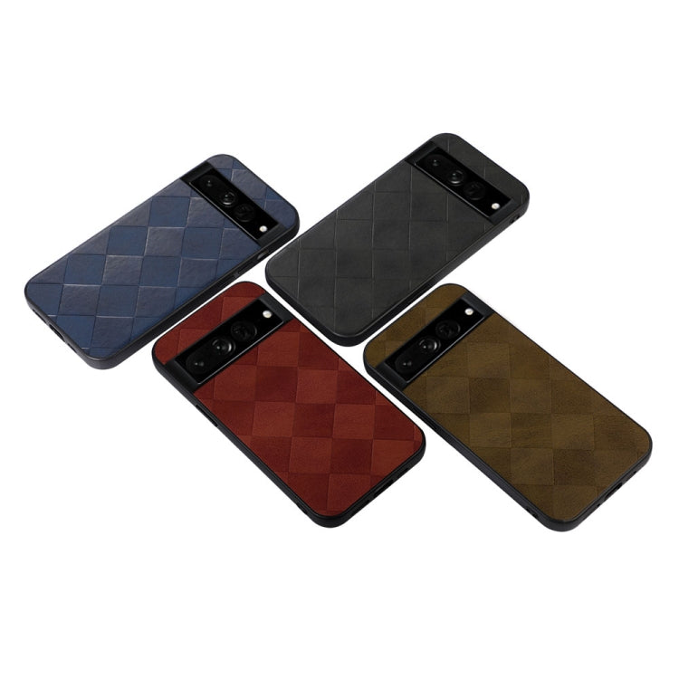 Custodia per telefono in PU scozzese intrecciata, For Google Pixel 7 Pro 5G, For Google Pixel 7 5G