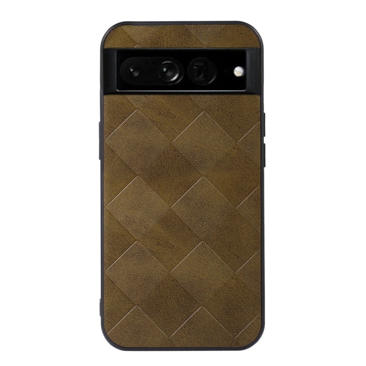 Custodia per telefono in PU scozzese intrecciata, For Google Pixel 7 Pro 5G, For Google Pixel 7 5G