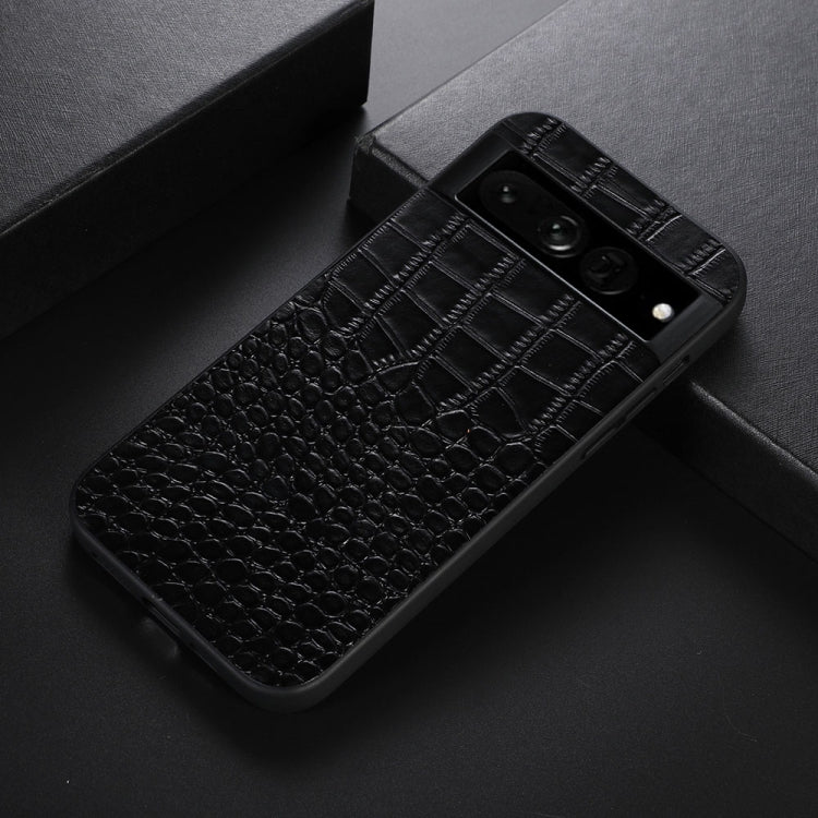 Custodia per telefono in pelle di vacchetta di coccodrillo, For Google Pixel 7 Pro 5G, For Google Pixel 7 5G