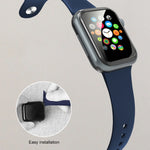 Cinturino Mutural in silicone liquido, For Apple Watch Series 7 41mm / 6 & SE & 5 & 4 40mm / 3 & 2 & 1 38mm, For Apple Watch Series 8&7 45mm / SE 2&6&SE&5&4 44mm / 3&2&1 42mm, For Apple Watch Ultra 49mm / Series 8&7 45mm / SE 2&6&SE&5&4 44mm / 3&2&1 42mm