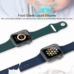 Cinturino Mutural in silicone liquido, For Apple Watch Series 7 41mm / 6 & SE & 5 & 4 40mm / 3 & 2 & 1 38mm, For Apple Watch Series 8&7 45mm / SE 2&6&SE&5&4 44mm / 3&2&1 42mm, For Apple Watch Ultra 49mm / Series 8&7 45mm / SE 2&6&SE&5&4 44mm / 3&2&1 42mm