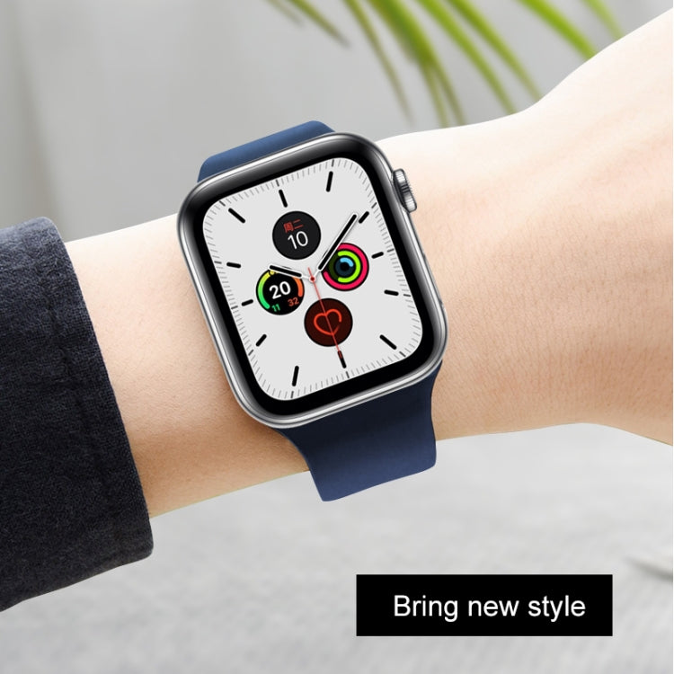 Cinturino Mutural in silicone liquido, For Apple Watch Series 7 41mm / 6 & SE & 5 & 4 40mm / 3 & 2 & 1 38mm, For Apple Watch Series 8&7 45mm / SE 2&6&SE&5&4 44mm / 3&2&1 42mm, For Apple Watch Ultra 49mm / Series 8&7 45mm / SE 2&6&SE&5&4 44mm / 3&2&1 42mm