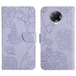 Custodia per cellulare in pelle goffrata con peonia a farfalla, For Xiaomi Redmi 10 4G, For Xiaomi Redmi 10 5G / Note 11E, For Xiaomi Redmi 10C, For Xiaomi Redmi K30 Pro