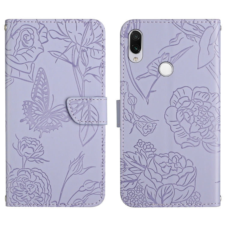Custodia per cellulare in pelle goffrata con peonia a farfalla, For Xiaomi Redmi K40, For Xiaomi Redmi Note 7, For Xiaomi Redmi Note 8, For Xiaomi Redmi Note 8 Pro
