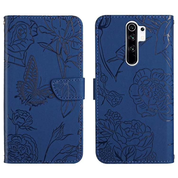 Custodia per cellulare in pelle goffrata con peonia a farfalla, For Xiaomi Redmi K40, For Xiaomi Redmi Note 7, For Xiaomi Redmi Note 8, For Xiaomi Redmi Note 8 Pro