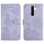 Custodia per cellulare in pelle goffrata con peonia a farfalla, For Xiaomi Redmi K40, For Xiaomi Redmi Note 7, For Xiaomi Redmi Note 8, For Xiaomi Redmi Note 8 Pro