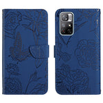 Custodia per cellulare in pelle goffrata con peonia a farfalla, For Xiaomi Redmi Note 10 4G, For Xiaomi Redmi Note 10 5G, For Xiaomi Redmi Note 10 Pro, For Xiaomi Redmi Note 11S