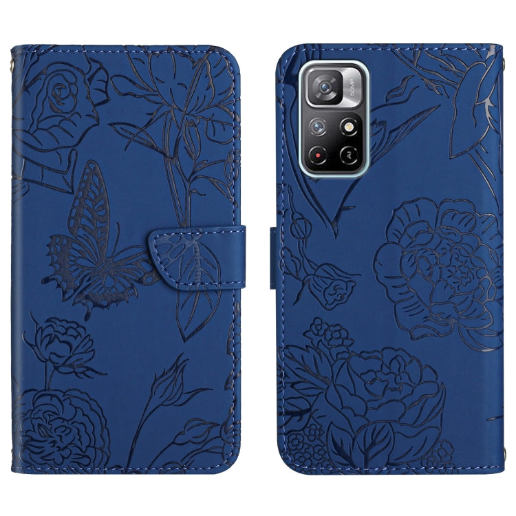 Custodia per cellulare in pelle goffrata con peonia a farfalla, For Xiaomi Redmi Note 10 4G, For Xiaomi Redmi Note 10 5G, For Xiaomi Redmi Note 10 Pro, For Xiaomi Redmi Note 11S