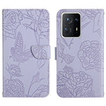 Custodia per cellulare in pelle goffrata con peonia a farfalla, For Xiaomi Mi Mix 4, For Xiaomi Mi Note 10 Lite, For Xiaomi Mi Note 10 / Note 10 Pro, For Xiaomi Poco M4 Pro 4G
