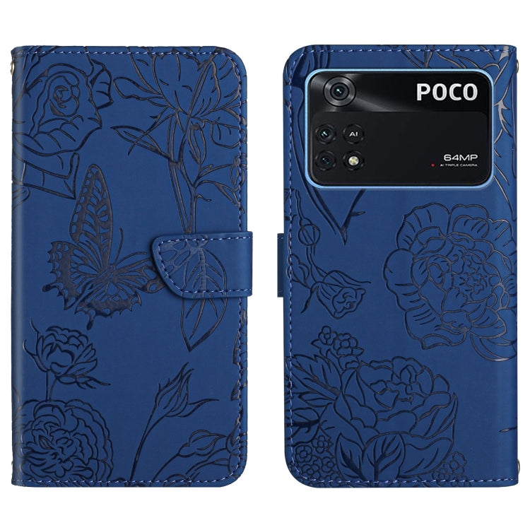 Custodia per cellulare in pelle goffrata con peonia a farfalla, For Xiaomi Mi Mix 4, For Xiaomi Mi Note 10 Lite, For Xiaomi Mi Note 10 / Note 10 Pro, For Xiaomi Poco M4 Pro 4G