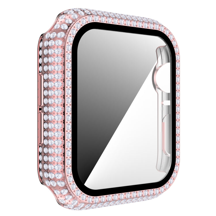 Diamond PC + cassa dell'orologio in vetro temperato per Apple Watch Series, 3&2&1 38mm, 3&2&1 42mm