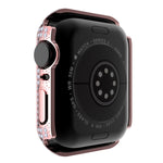 Diamond PC + cassa dell'orologio in vetro temperato per Apple Watch Series, 3&2&1 38mm, 3&2&1 42mm