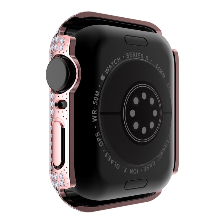 Diamond PC + cassa dell'orologio in vetro temperato per Apple Watch Series, 3&2&1 38mm, 3&2&1 42mm