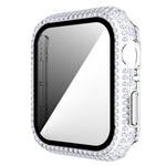 Diamond PC + cassa dell'orologio in vetro temperato per Apple Watch Series, 3&2&1 38mm, 3&2&1 42mm