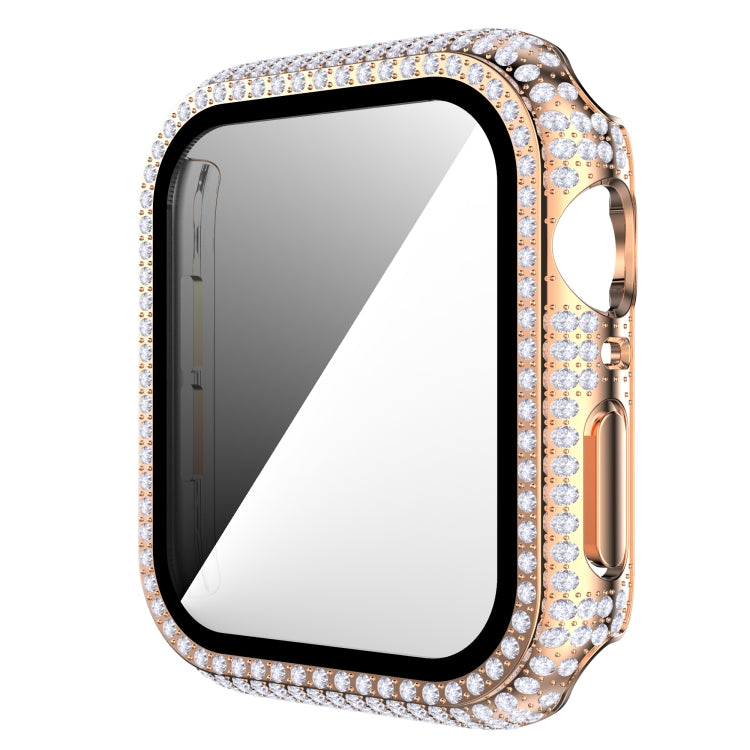 Diamond PC + cassa dell'orologio in vetro temperato per Apple Watch Series, 3&2&1 38mm, 3&2&1 42mm
