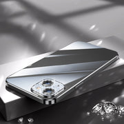 Custodia smerigliata placcata con protezione per lenti a diamante SULADA, For iPhone 13, For iPhone 13 Pro, For iPhone 13 Pro Max, For iPhone 12, For iPhone 12 Pro