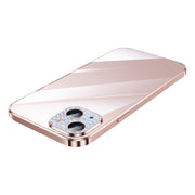 Custodia smerigliata placcata con protezione per lenti a diamante SULADA, For iPhone 13, For iPhone 13 Pro, For iPhone 13 Pro Max, For iPhone 12, For iPhone 12 Pro