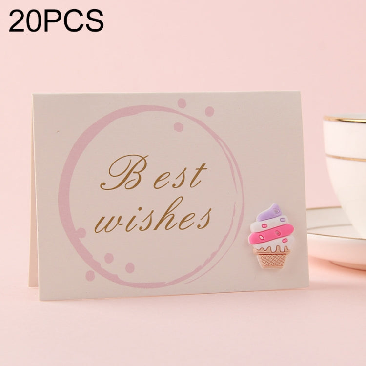 20 biglietti 3D per la benedizione delle vacanze e il ringraziamento, without Envelope