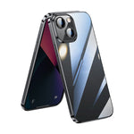 Custodia trasparente TPU con protezione obiettivo per iPhone