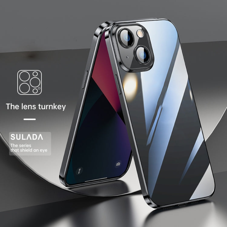 Custodia trasparente TPU con protezione obiettivo per iPhone