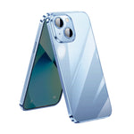 Custodia trasparente TPU con protezione obiettivo per iPhone