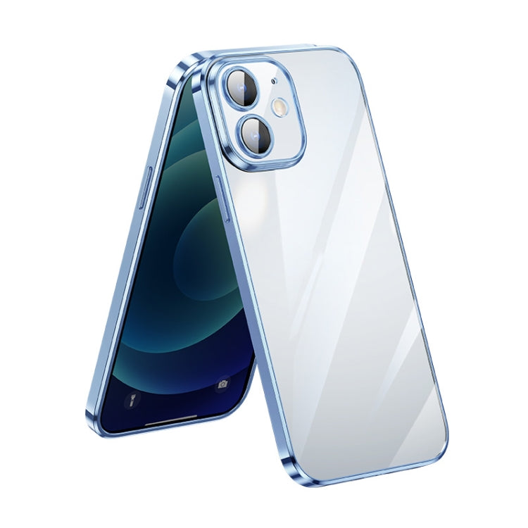 Custodia trasparente TPU con protezione obiettivo per iPhone