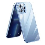 Custodia trasparente TPU con protezione obiettivo per iPhone