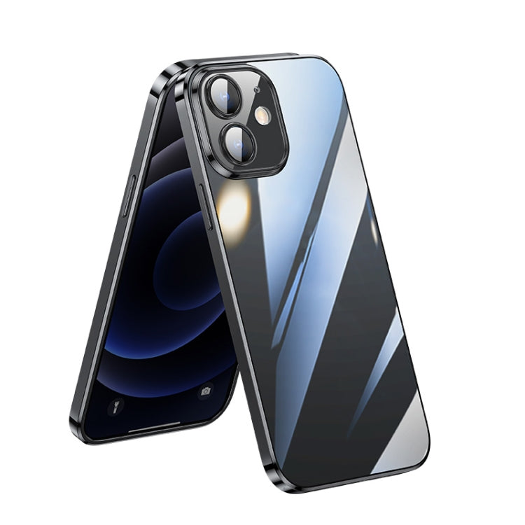 Custodia trasparente TPU con protezione obiettivo per iPhone