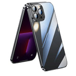 Custodia trasparente TPU con protezione obiettivo per iPhone