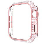 Cassa dell'orologio per PC con diamanti scavati per la serie Apple Watch, 3&2&1 38mm, 3&2&1 42mm