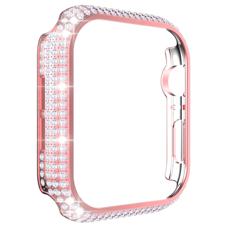 Cassa dell'orologio per PC con diamanti scavati per la serie Apple Watch, 3&2&1 38mm, 3&2&1 42mm