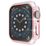 Cassa dell'orologio per PC con diamanti scavati per la serie Apple Watch, 3&2&1 38mm, 3&2&1 42mm