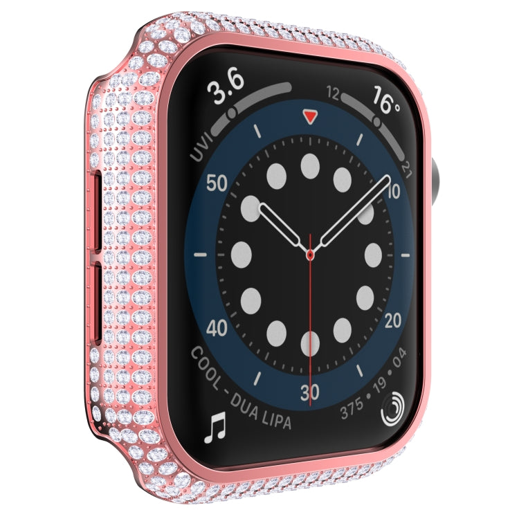 Cassa dell'orologio per PC con diamanti scavati per la serie Apple Watch, 3&2&1 38mm, 3&2&1 42mm