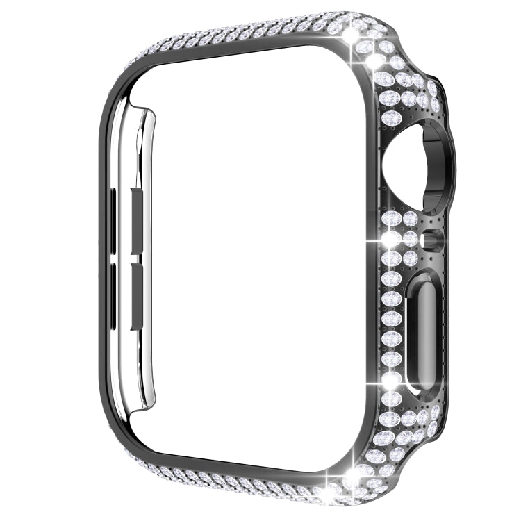 Cassa dell'orologio per PC con diamanti scavati per la serie Apple Watch, 3&2&1 38mm, 3&2&1 42mm