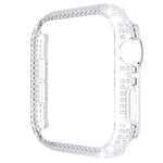 Cassa dell'orologio per PC con diamanti scavati per la serie Apple Watch, 3&2&1 38mm, 3&2&1 42mm
