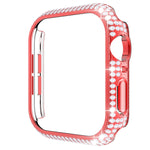 Cassa dell'orologio per PC con diamanti scavati per la serie Apple Watch, 3&2&1 38mm, 3&2&1 42mm
