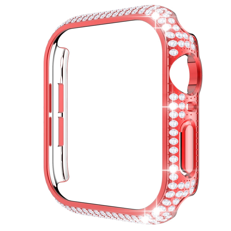 Cassa dell'orologio per PC con diamanti scavati per la serie Apple Watch, 3&2&1 38mm, 3&2&1 42mm