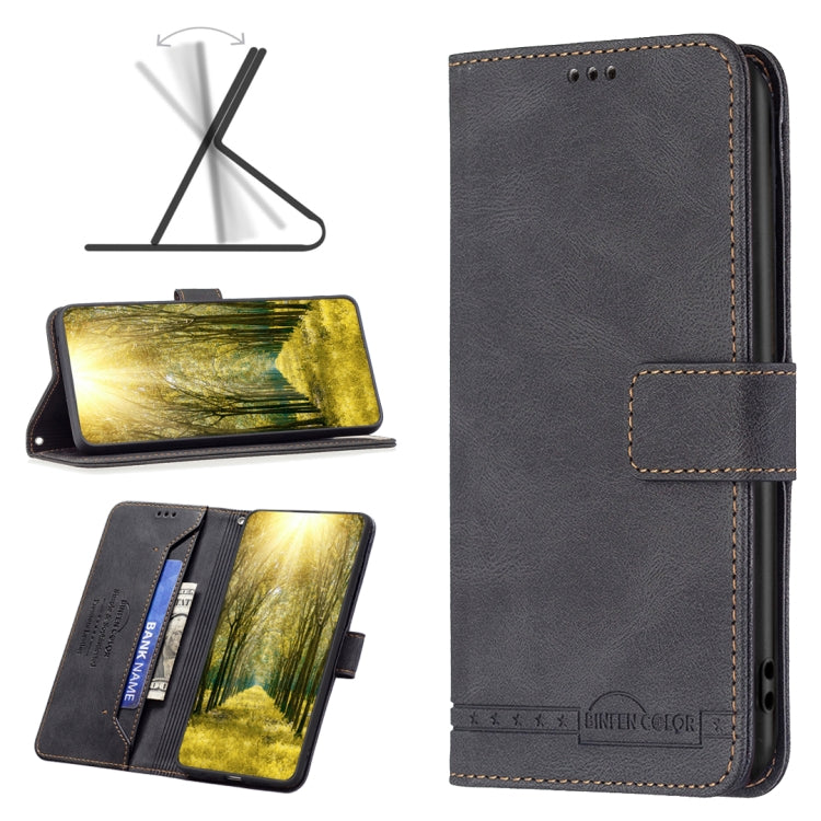 Custodia per cellulare in pelle con vibrazione RFID con fibbia magnetica BF09, For OnePlus 10 Pro 5G