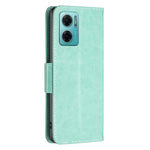 Custodia per telefono in pelle goffrata con due farfalle, For Xiaomi Redmi 10 5G / Note 11E, For Xiaomi Redmi 10C