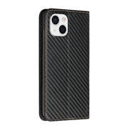 Custodia per telefono in pelle con supporto a vibrazione in fibra di carbonio, For iPhone 13, For iPhone 13 mini, For iPhone 13 Pro, For iPhone 13 Pro Max