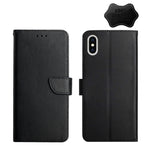 Custodia portafoglio in pelle con slot carte per iPhone XR