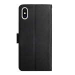 Custodia portafoglio in pelle con slot carte per iPhone XR