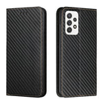 Custodia per telefono in pelle con supporto a vibrazione in fibra di carbonio, For Samsung Galaxy A13 5G, For Samsung Galaxy A33 5G, For Samsung Galaxy A53, For Samsung Galaxy S22 Ultra 5G