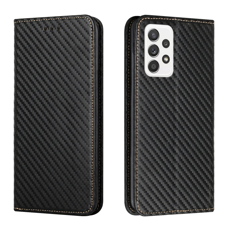 Custodia per telefono in pelle con supporto a vibrazione in fibra di carbonio, For Samsung Galaxy A13 5G, For Samsung Galaxy A33 5G, For Samsung Galaxy A53, For Samsung Galaxy S22 Ultra 5G