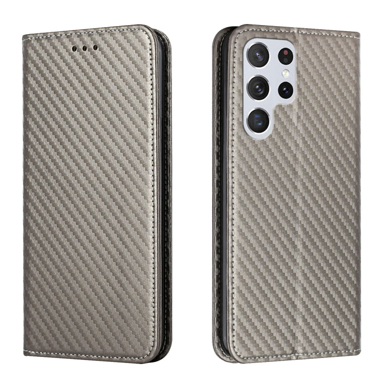 Custodia per telefono in pelle con supporto a vibrazione in fibra di carbonio, For Samsung Galaxy A13 5G, For Samsung Galaxy A33 5G, For Samsung Galaxy A53, For Samsung Galaxy S22 Ultra 5G