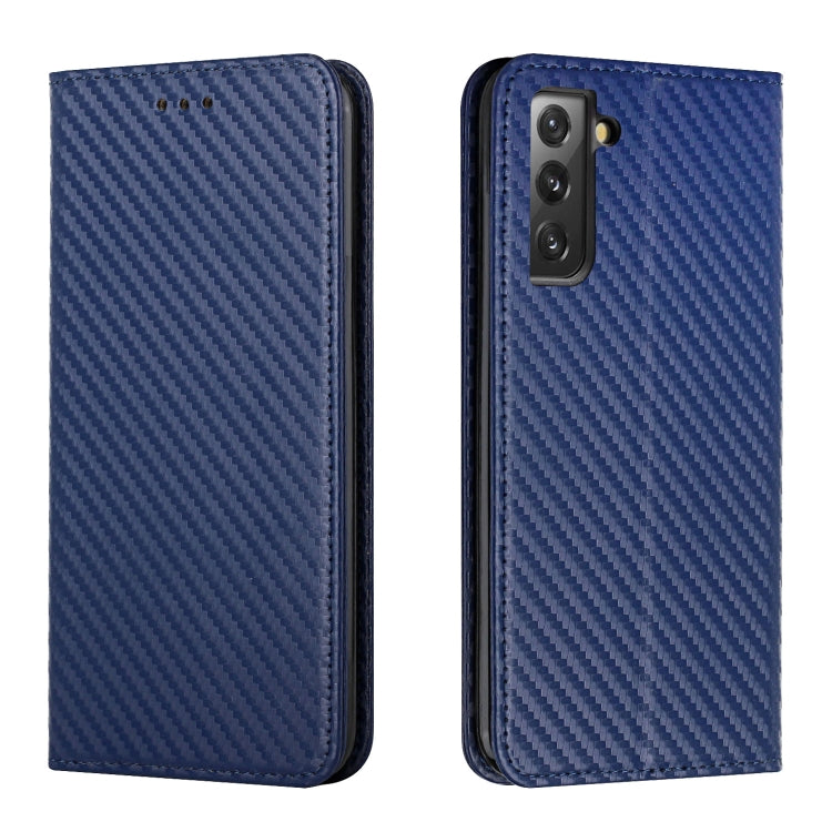 Custodia per telefono in pelle con supporto a vibrazione in fibra di carbonio, For Samsung Galaxy S22 5G, For Samsung Galaxy S22+ 5G, For OPPO A16, For vivo Y21