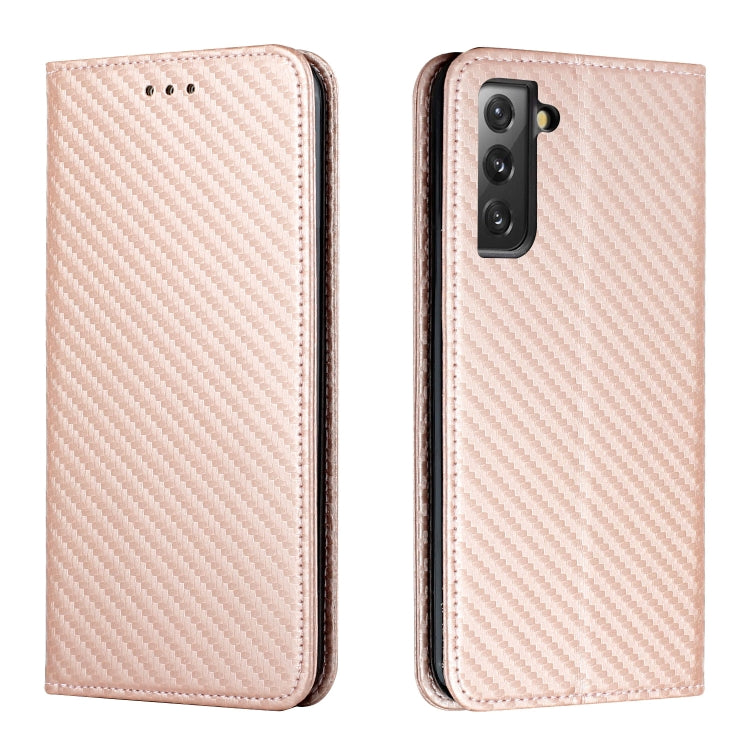 Custodia per telefono in pelle con supporto a vibrazione in fibra di carbonio, For Samsung Galaxy S22 5G, For Samsung Galaxy S22+ 5G, For OPPO A16, For vivo Y21
