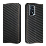 Custodia per telefono in pelle con supporto a vibrazione in fibra di carbonio, For Samsung Galaxy S22 5G, For Samsung Galaxy S22+ 5G, For OPPO A16, For vivo Y21