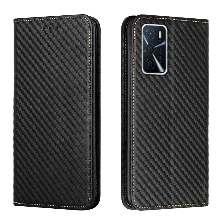 Custodia per telefono in pelle con supporto a vibrazione in fibra di carbonio, For Samsung Galaxy S22 5G, For Samsung Galaxy S22+ 5G, For OPPO A16, For vivo Y21